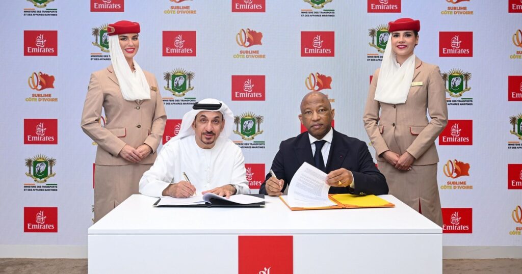 tourisme Côte d'Ivoire — Emirates, le Ministère du Tourisme et des Loisirs et le Ministère des Transports et des Affaire