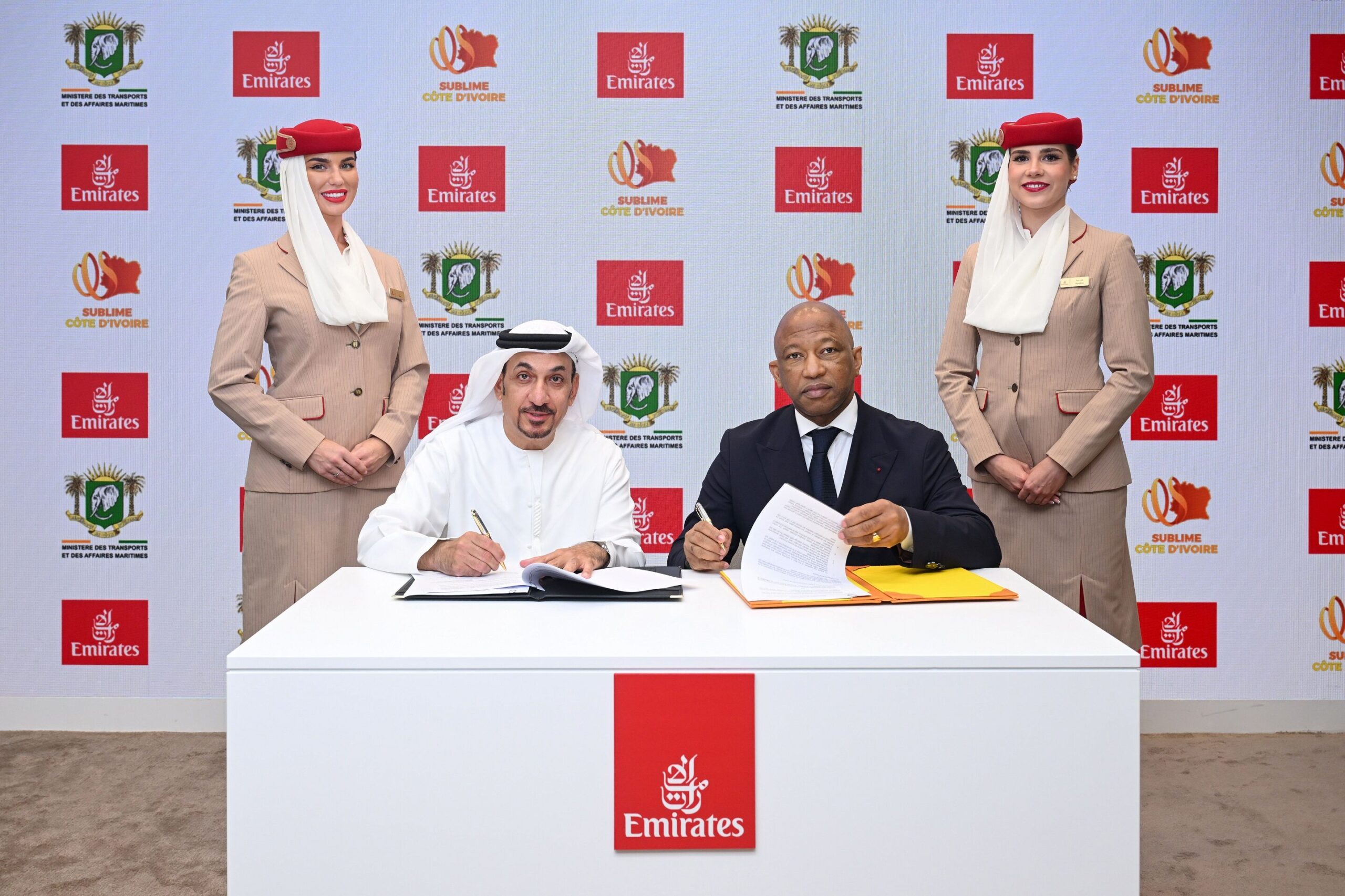 tourisme Côte d'Ivoire — Emirates, le Ministère du Tourisme et des Loisirs et le Ministère des Transports et des Affaire