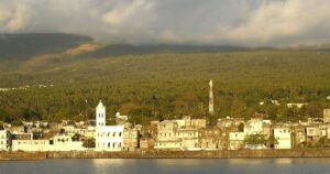 Banques Comores : le front de mer de Moroni, capitale de l'archipel