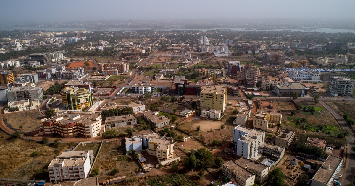 Vue aérienne de Bamako, capitale du Mali où un audit des marchés publics est demandé