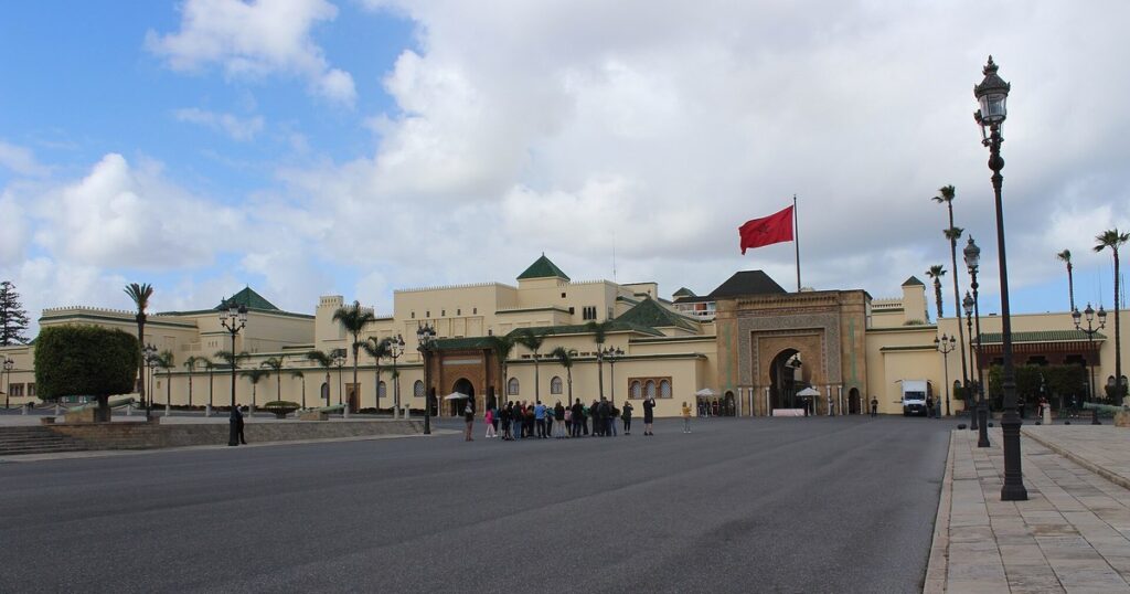 Palais royal de Rabat, où le roi Mohammed VI a nommé Fatima Ezzahra El Mansouri cheffe du gouvernement le 29 septembre 2026
