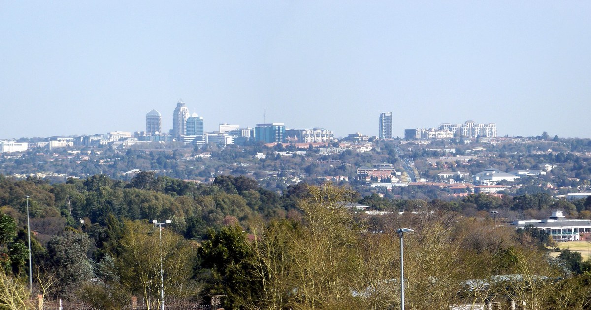 Quartier d'affaires de Sandton à Johannesburg, en Afrique du Sud, seul marché de l'immobilier africain jugé transparent par JLL