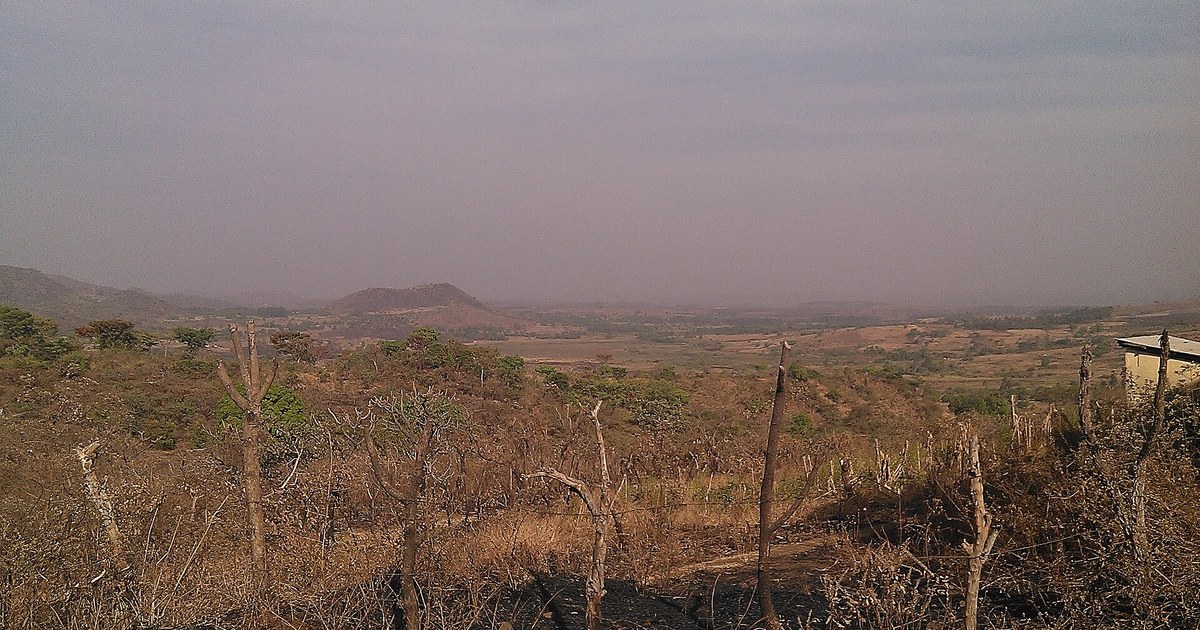 Paysage des environs de Ngaoundéré, point de départ de la route Ngaoundéré-Garoua au Cameroun