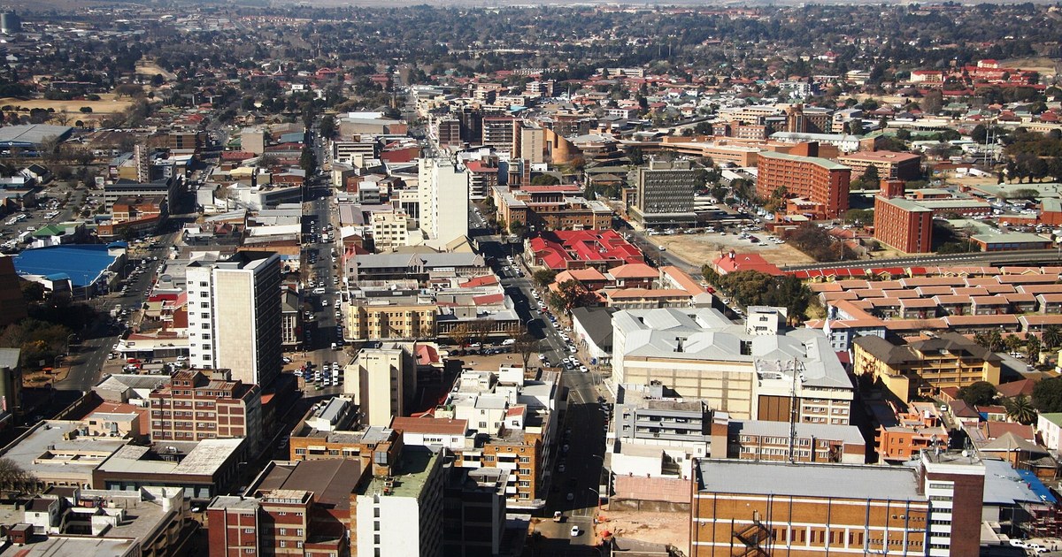 Centre de Germiston, dans la municipalité d'Ekurhuleni à l'est de Johannesburg, où une série de féminicides frappe l'Afrique du Sud