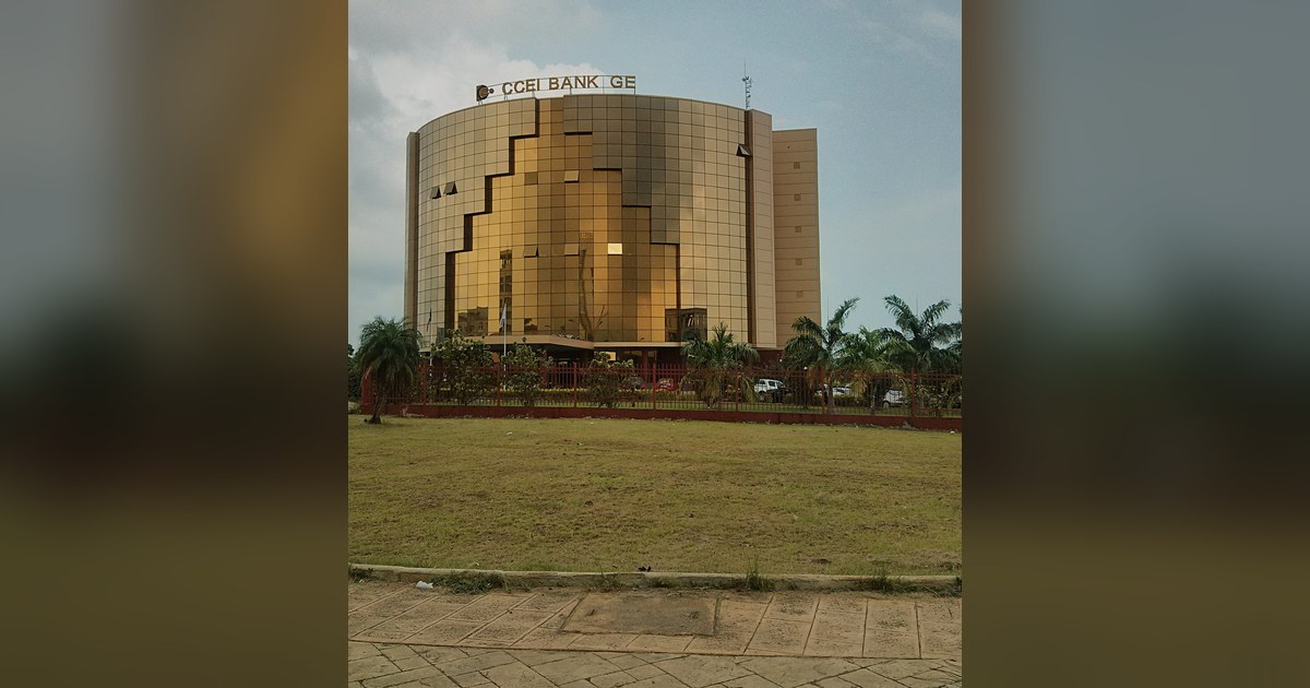 Siège de la CCEI Bank à Malabo, ville où s'est ouvert le chantier COBAC ESG des banques de la CEMAC