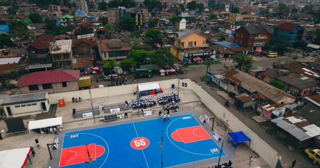 terrains Mutombo — NBA Africa et Quest Water Global Vont Construire 55 Terrains de Basket en République démocratique du