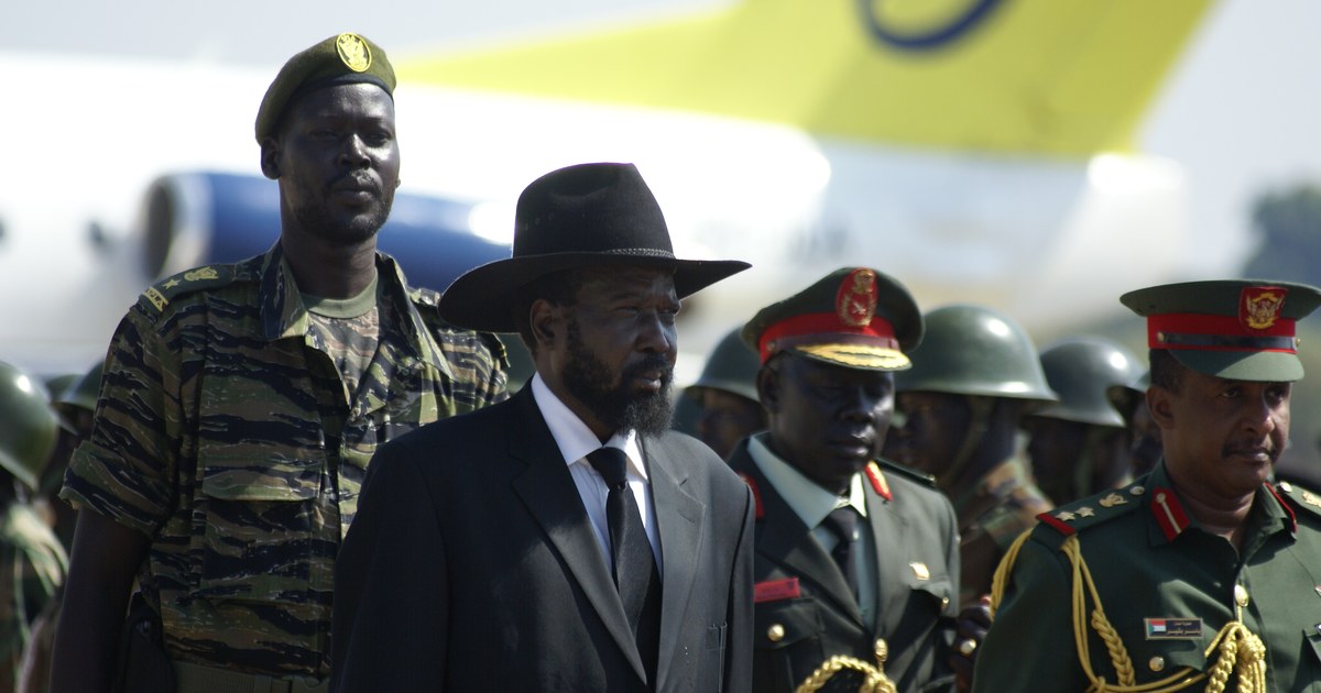 Salva Kiir, président du Soudan du Sud, qui maintient les élections du 22 décembre 2026