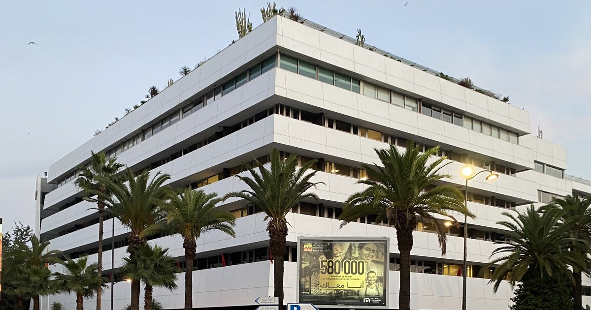 Siège d'Attijariwafa bank à Casablanca, groupe qui prend 55,22 % de Société Générale Ghana