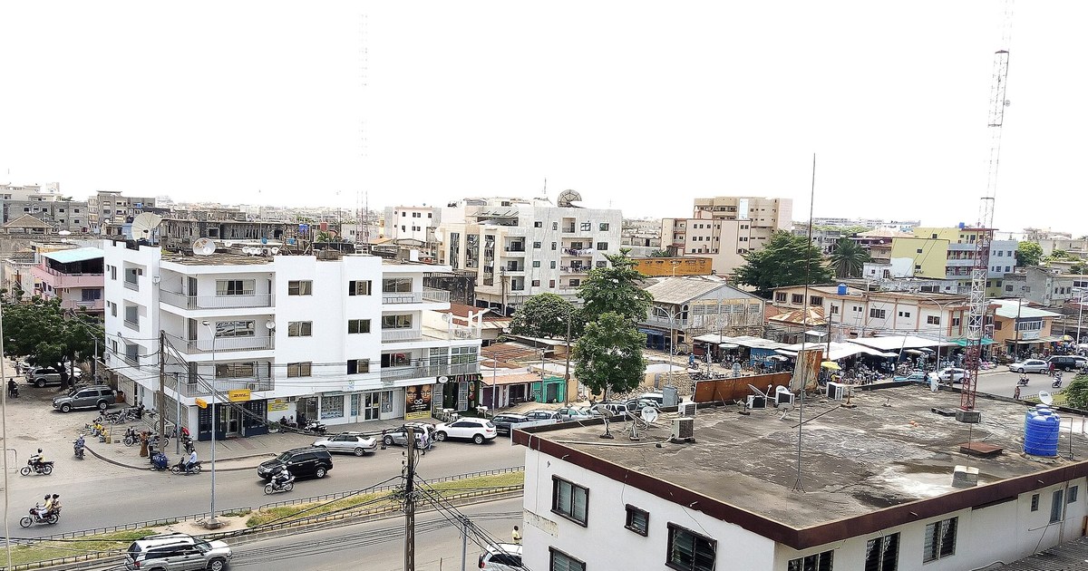 Vue de Cotonou, capitale économique du Bénin, qui emprunte 500 millions d'euros avec une garantie du FAD