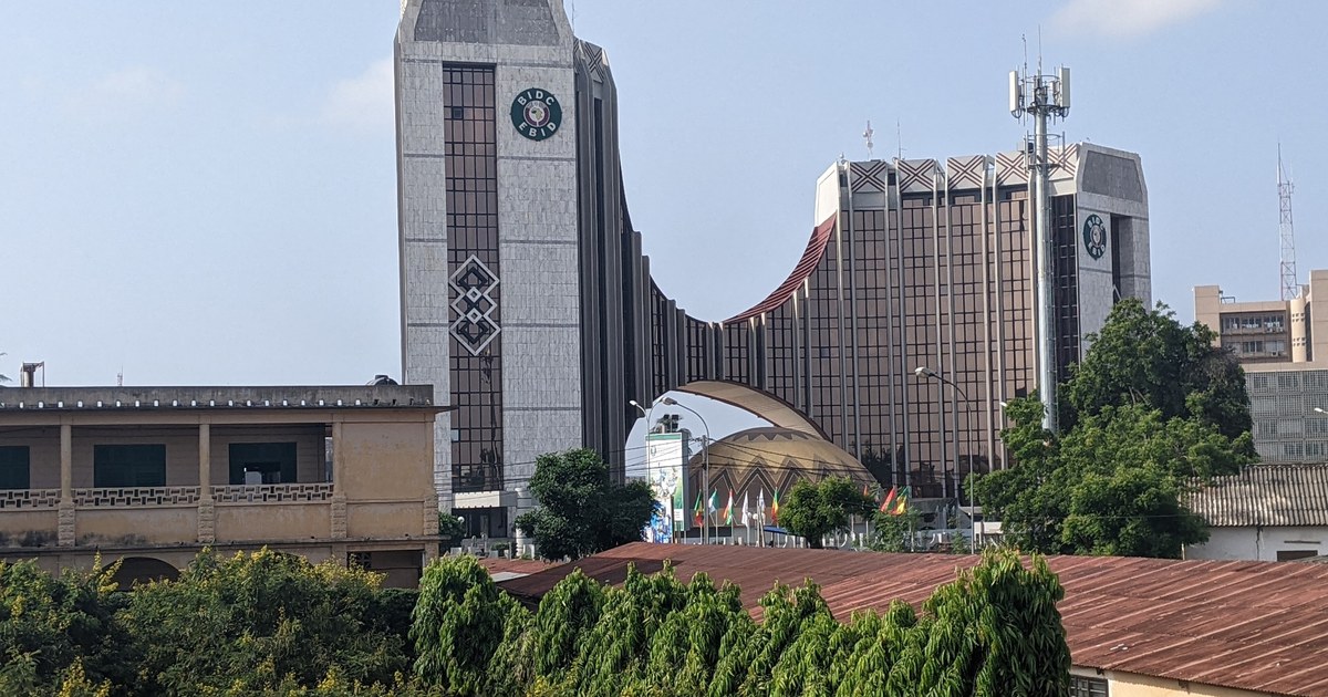 Siège de la BIDC à Lomé, banque de développement de la CEDEAO