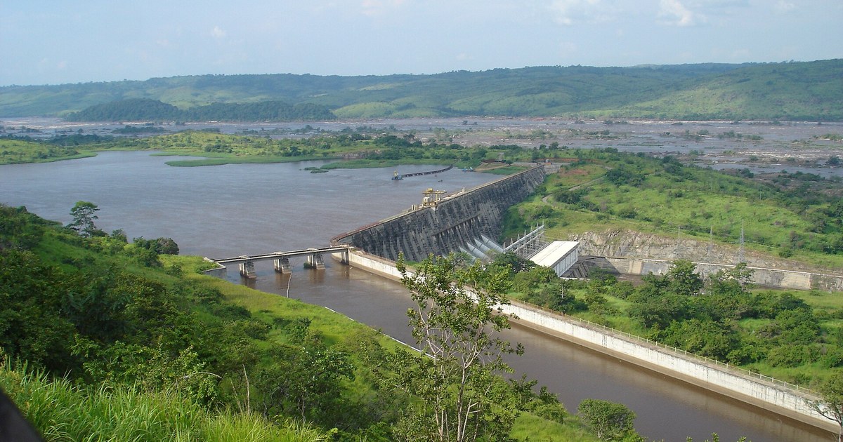 Barrage d'Inga sur le fleuve Congo, principale source de l'électricité en RDC vendue par la SNEL