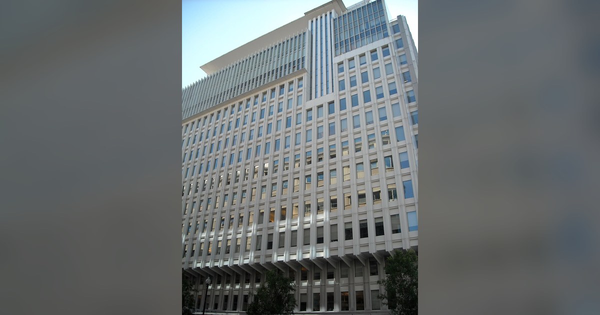 Siège de la Banque mondiale à Washington, auteure des prévisions de croissance pour l'Afrique subsaharienne