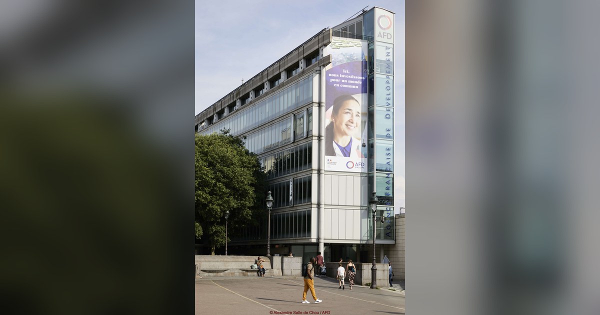 Siège de l'Agence française de développement à Paris, opérateur de l'aide au développement de la France