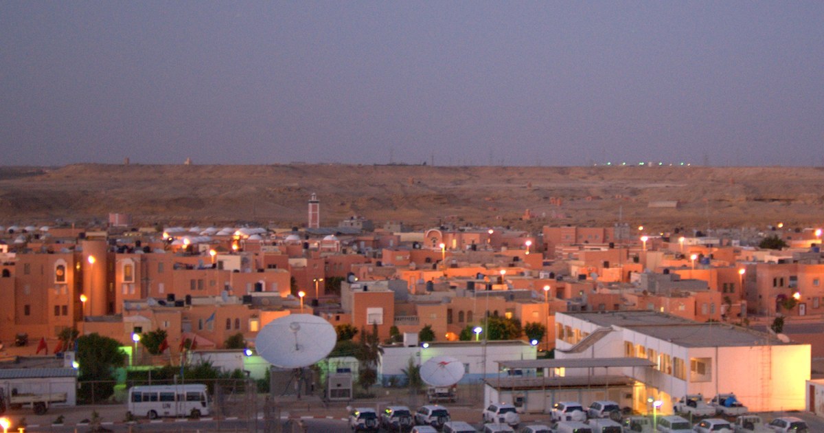 Le quartier général de la MINURSO à Laâyoune, au Sahara occidental