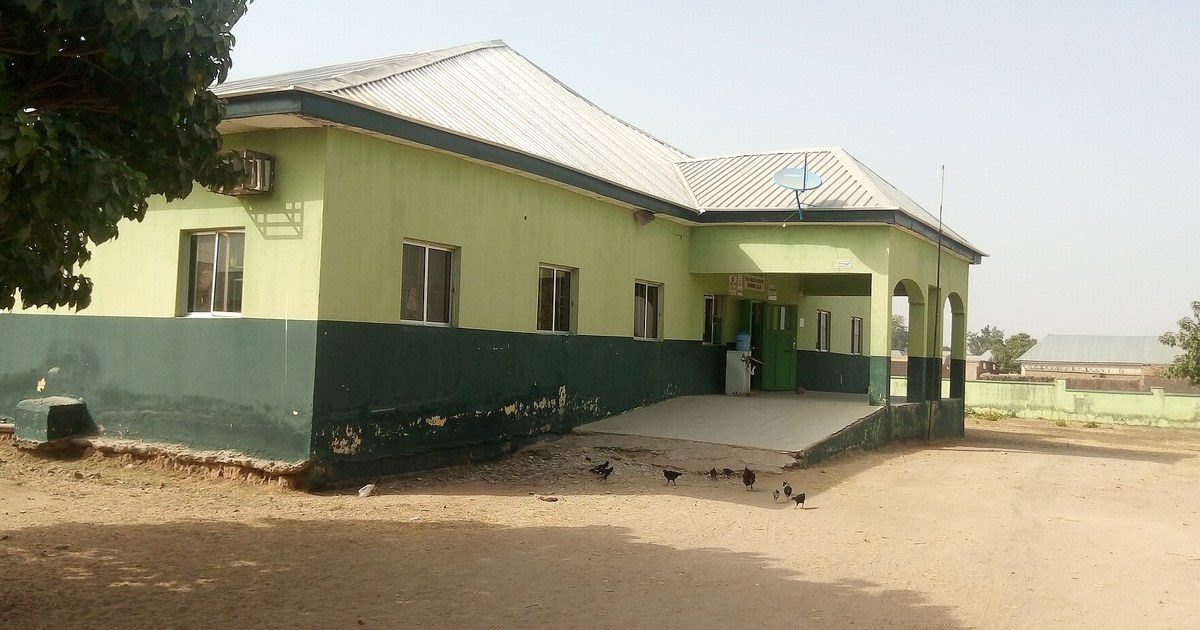 Centre de santé primaire de Kagarawal à Gombe, au Nigeria, photographié en janvier 2022, avant l'arrivée de Bola Tinubu à la présidence