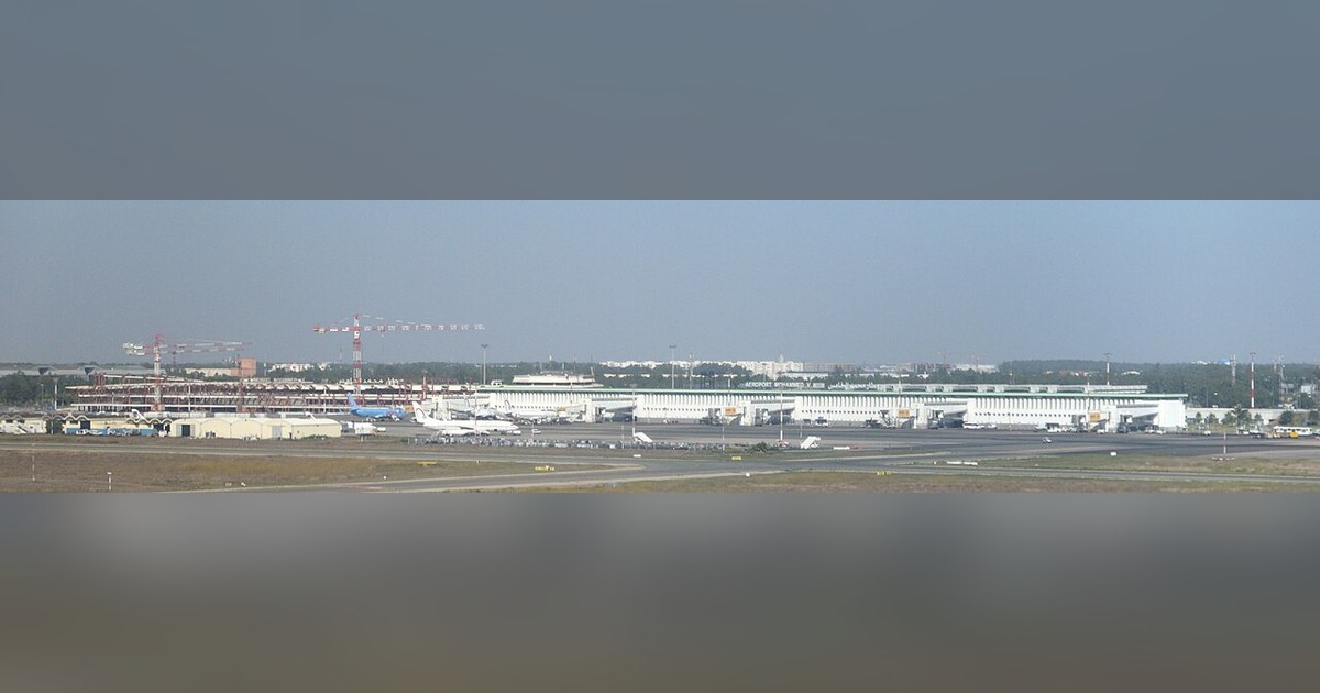 Aéroport Mohammed-V à Nouaceur, près de la zone industrielle de défense où MKU prévoit son usine au Maroc