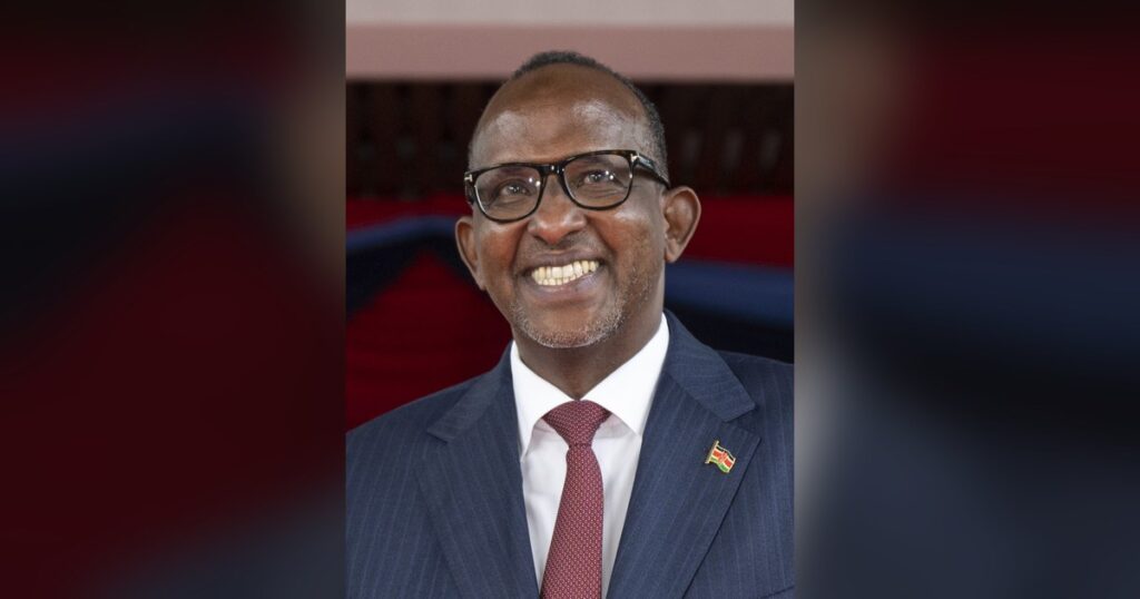 Aden Duale, ministre kényan de la Santé, qui a annoncé le premier décès lié à Ebola au Kenya