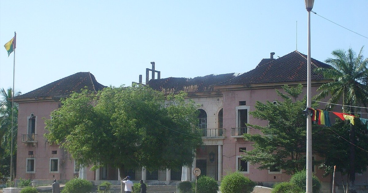 Ancien palais présidentiel de Bissau, capitale de la Guinée-Bissau, où la présidentielle du 6 décembre est compromise